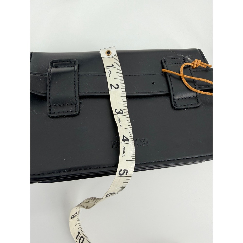 ECOSUSI Black Belt Bag Gold Hardware Fanny Pack New - Picture 6 of 6